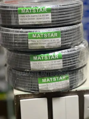Matstar Twin With Earth 1.5 Sq Mm - 90m Roll