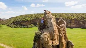Day Rock Climbing in Naivasha Hells Gate National Park