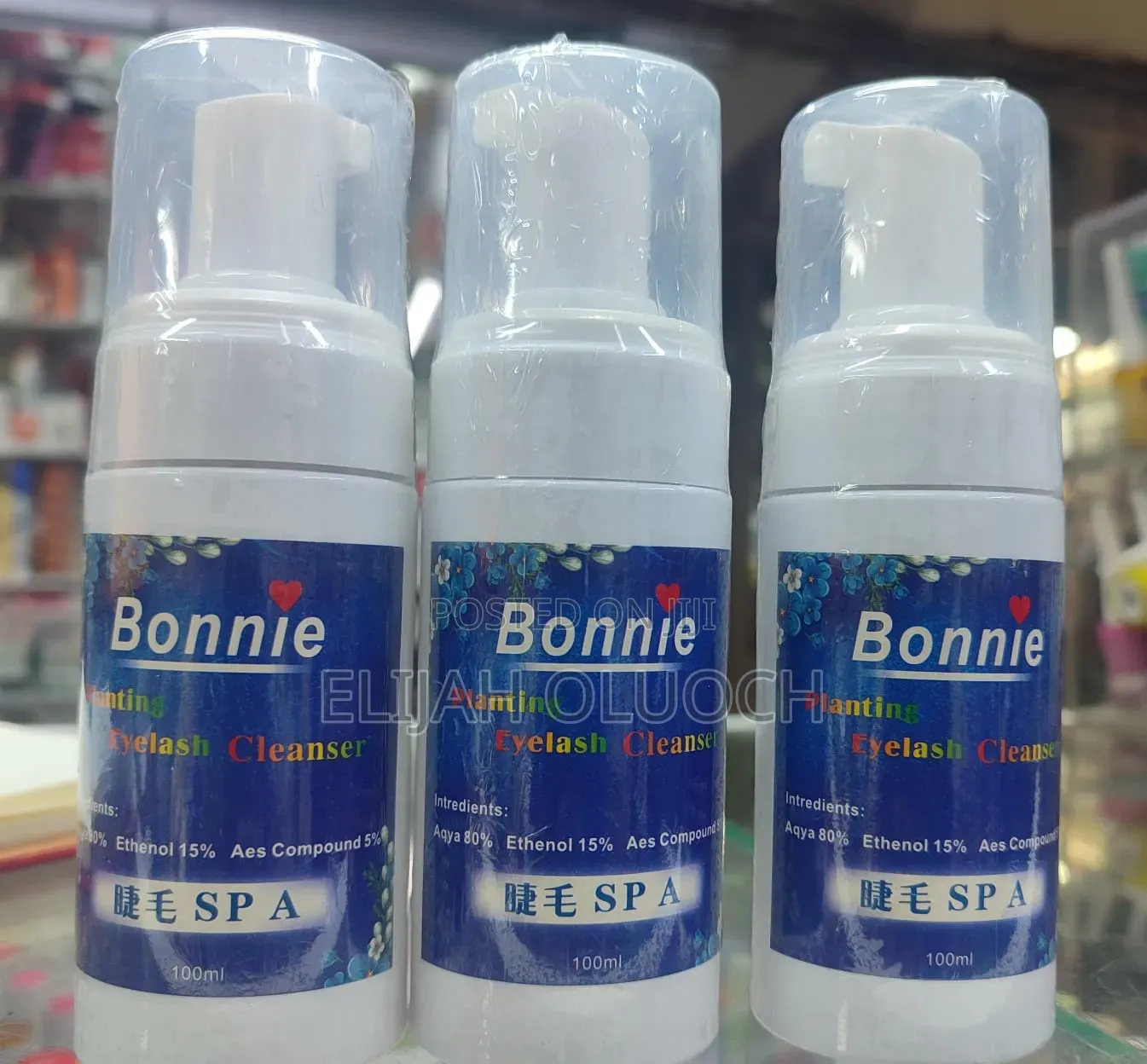 100ml Bonnie Planting Eyelashes Cleanser