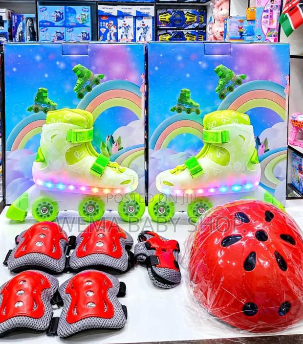  Rechargeable LED Skates  Set - thumbnail 2