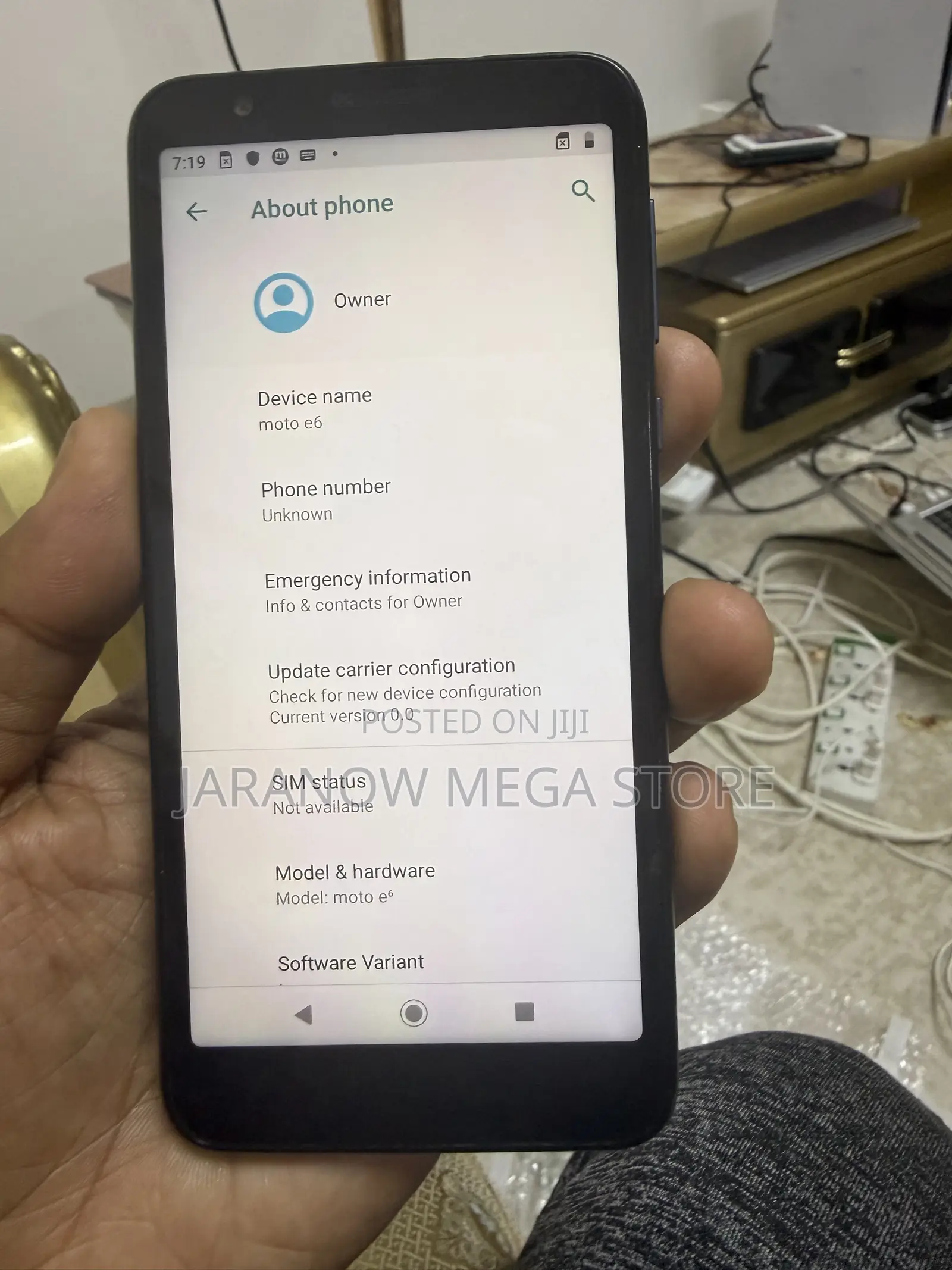Motorola Moto E6 16 GB Blue