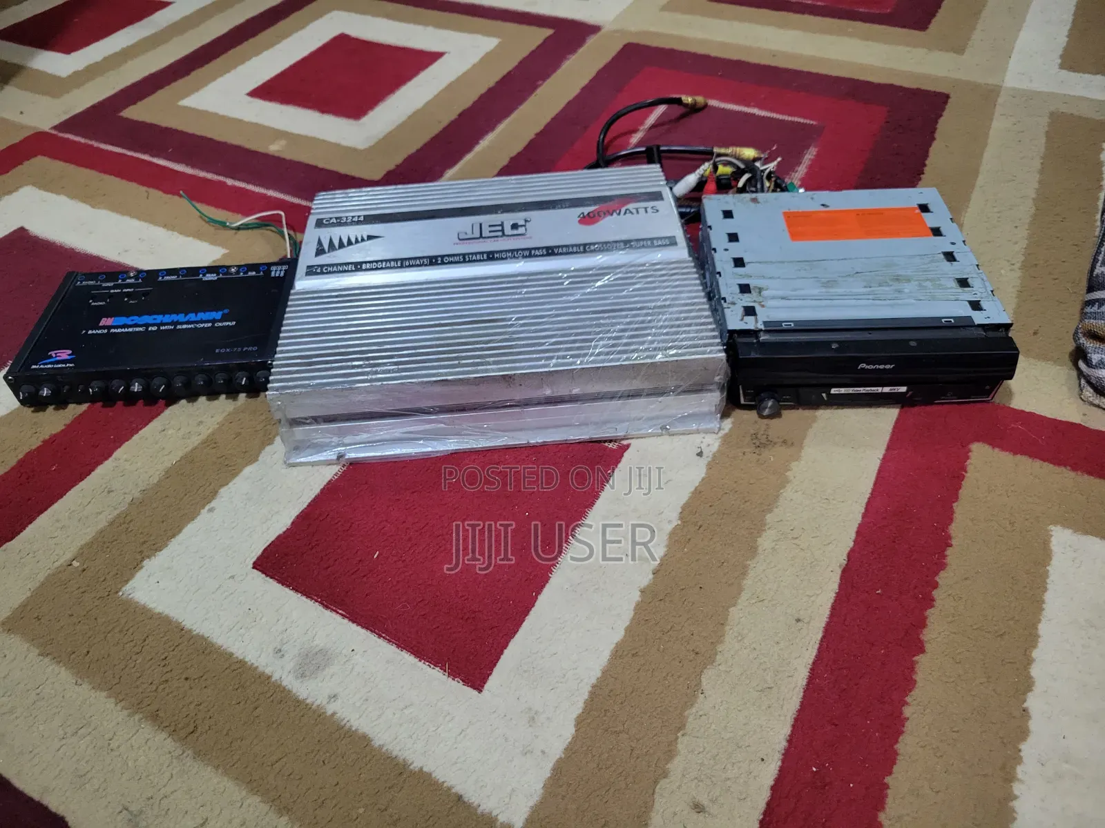 Car Radio Jec Booster and Boschman Equalizer
