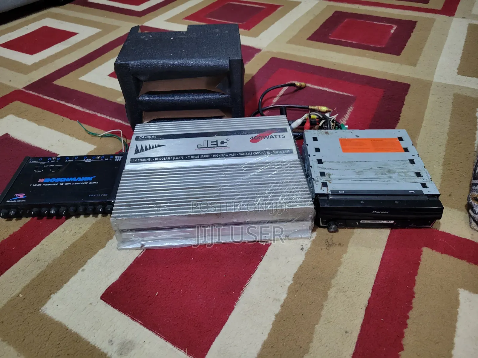 Car Radio Jec Booster and Boschman Equalizer