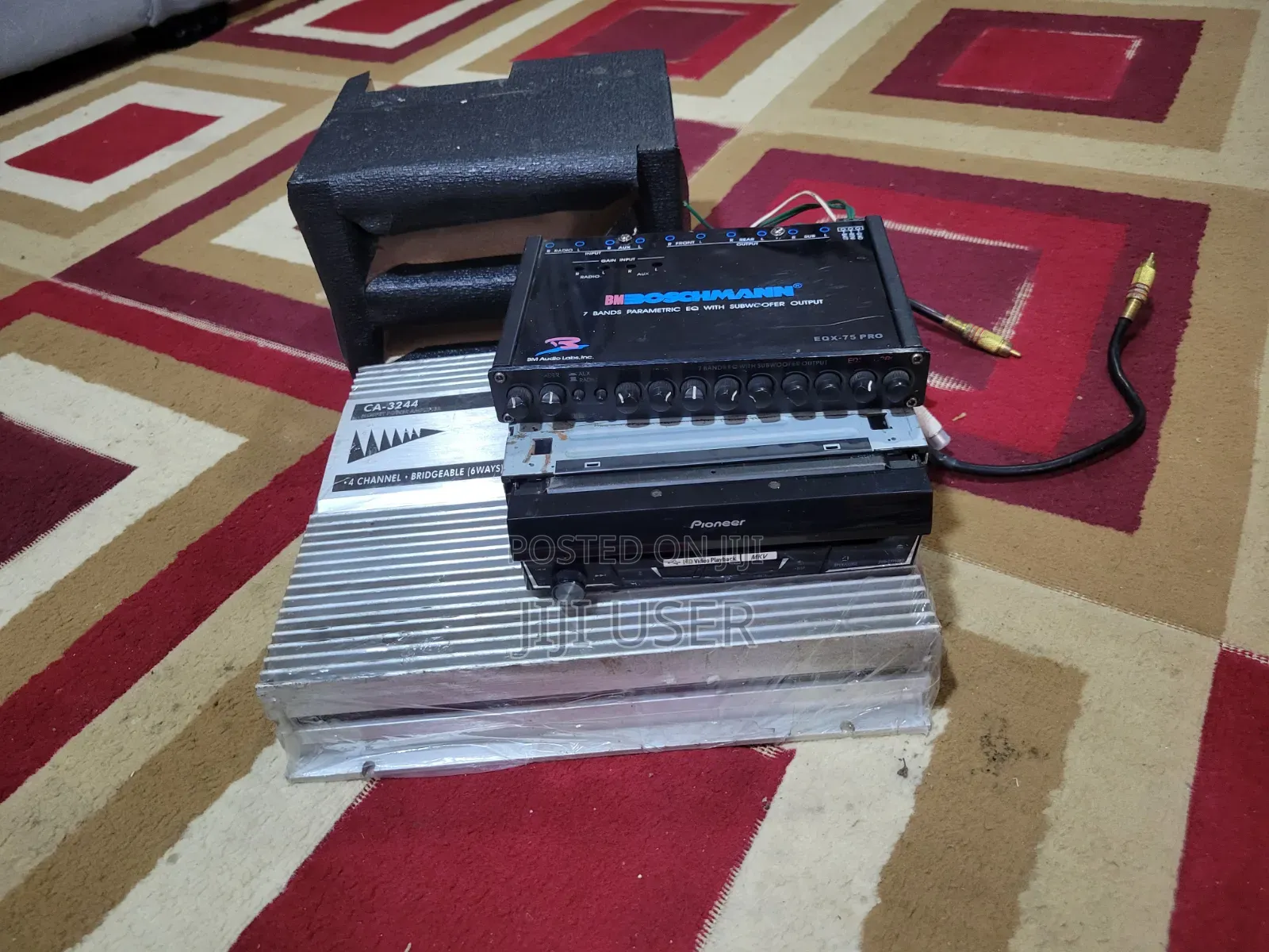 Car Radio Jec Booster and Boschman Equalizer