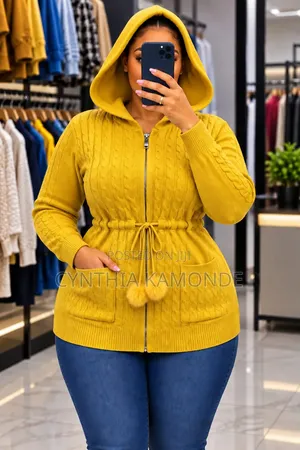 Hooded Zipper Sweater