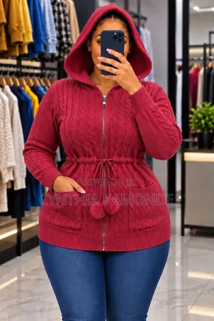 Hooded Zipper Sweater