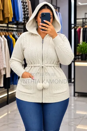 Hooded Zipper Sweater