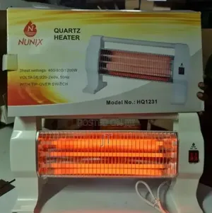 Nunix Portable Quartz Room Heater (Model HQ1231)
