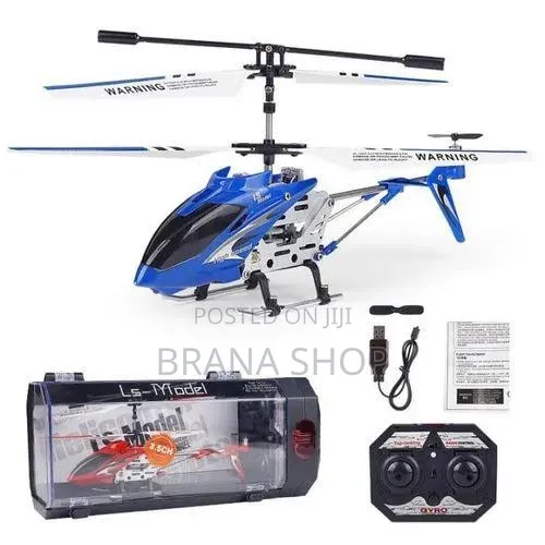 **3 Channel RC Mini Helicopter With Gyro Remote Control – Blue **