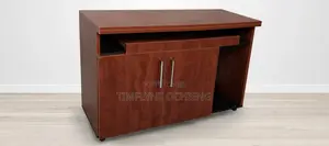 Computer Desk With Cabinet - Good Condition