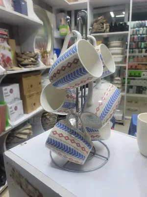 White Smooth Ceramic Cups