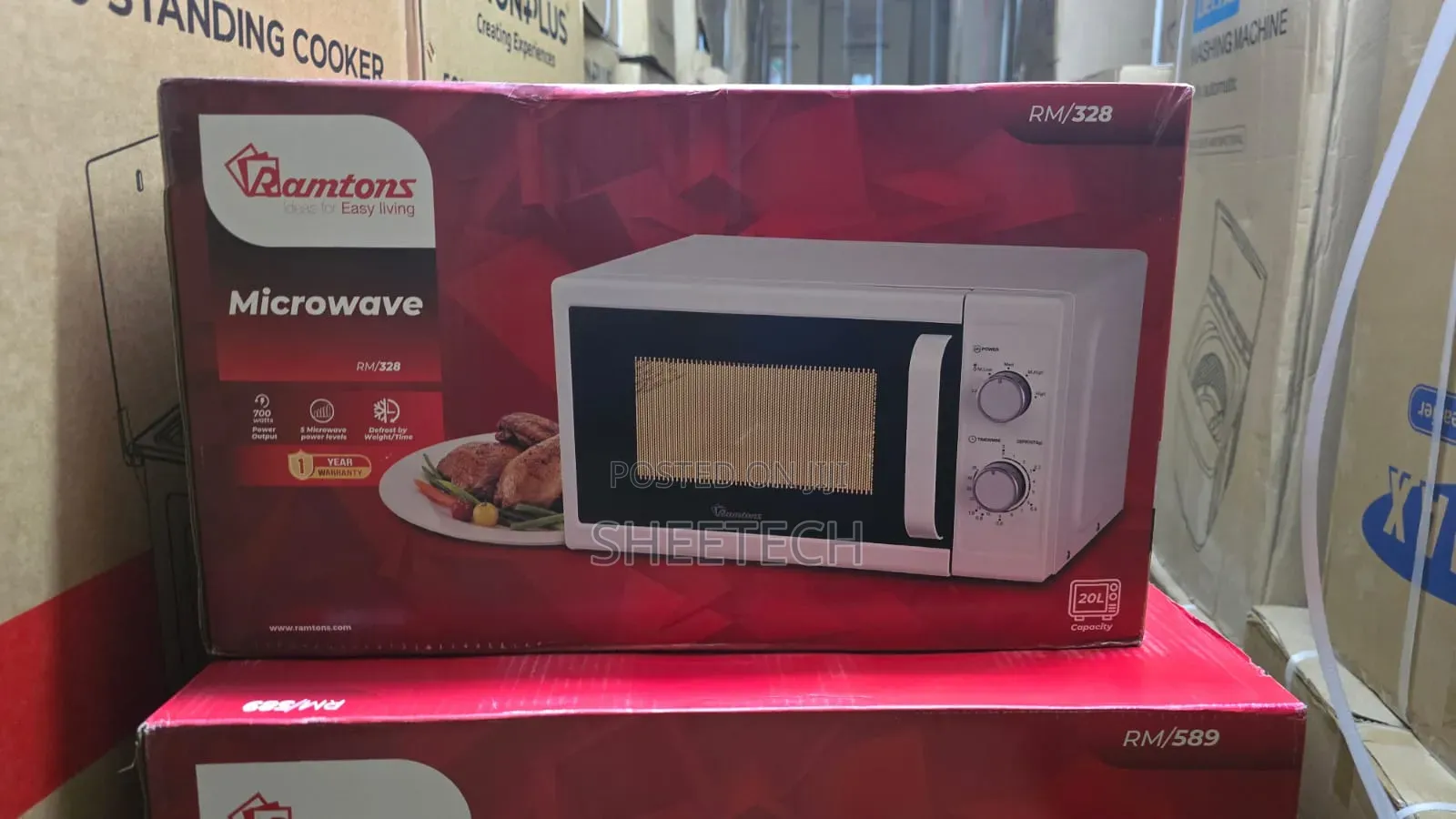 Ramtons 20l Manual Microwave