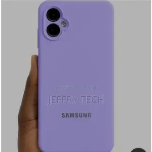 Premium Soft Silicone Phone Case for Samsung Galaxy A07 Shock Purple