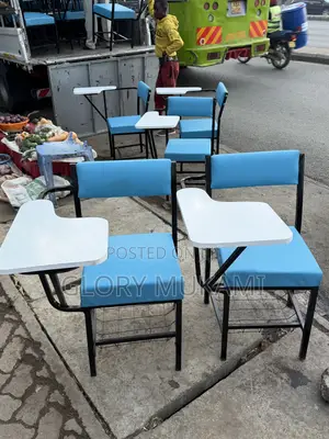 Blue Arm Chair College Seat