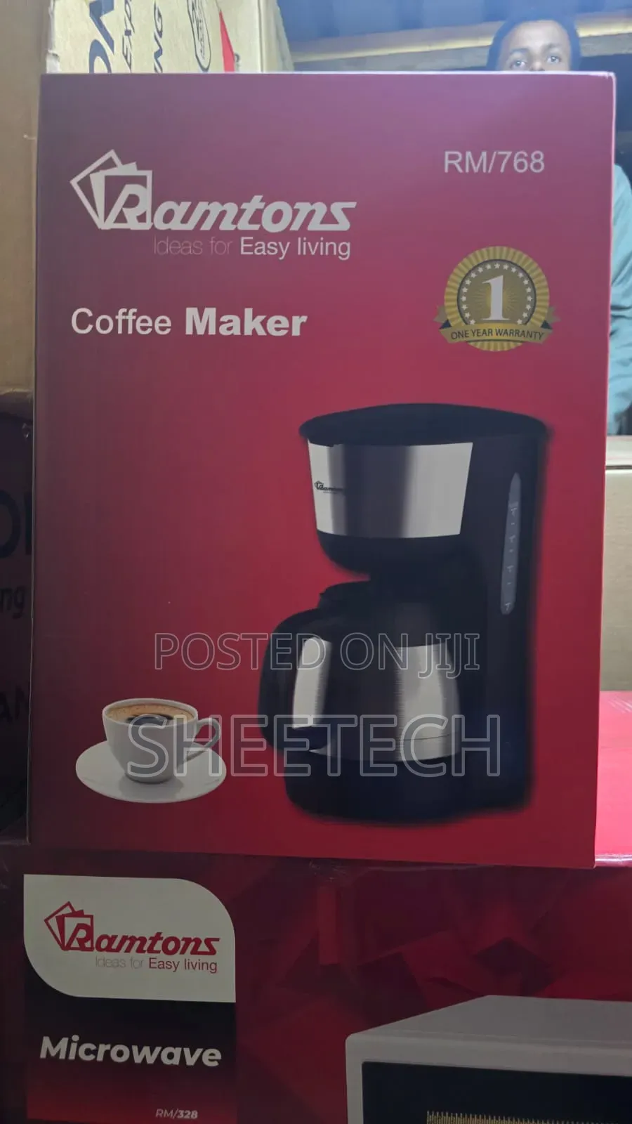 Ramtons Coffee Maker Black