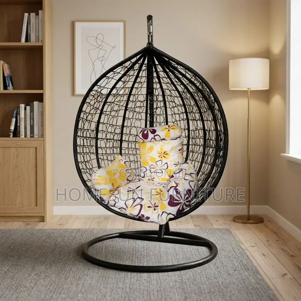 Hanging Egg Chair With Cushions – Indoor Outdoor
