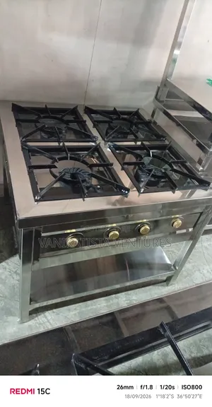 Niko With 4 Burners, Quality Stainless Steel Made.