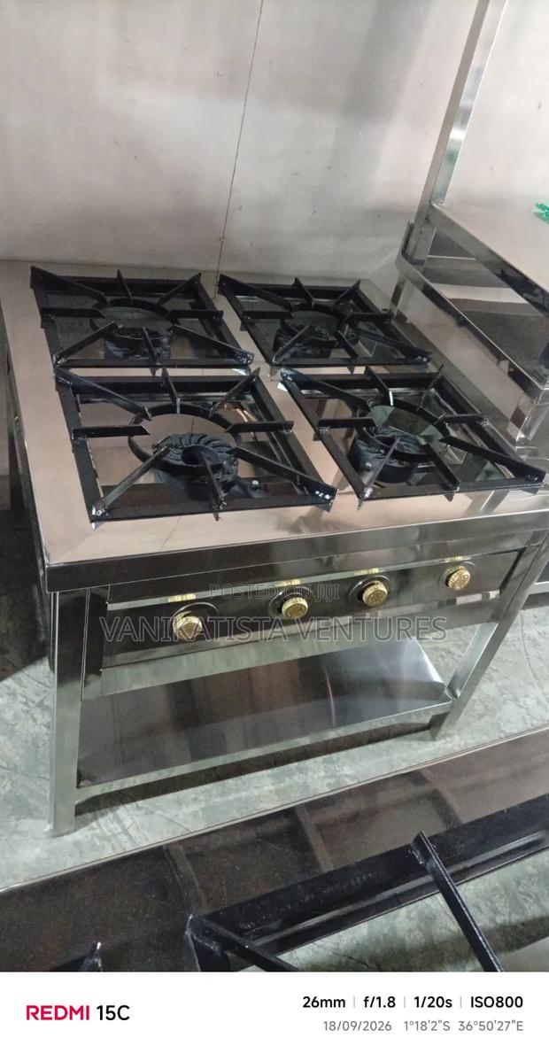 Niko With 4 Burners, Quality Stainless Steel Made.