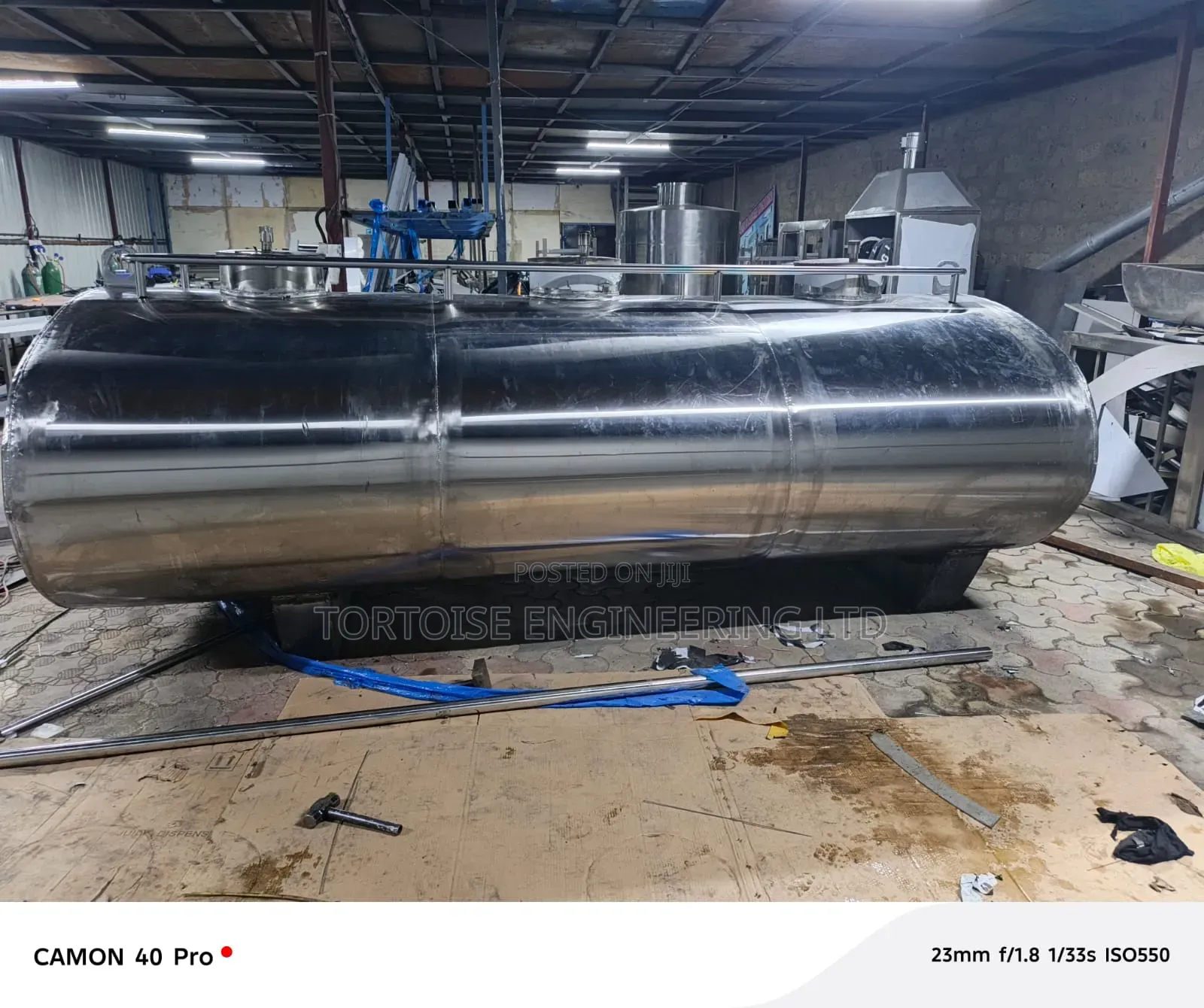 Stainless Steel Water Tank for Better Storing Solution Cap 5000l