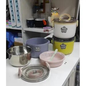 1000ml Stainless Steel Insulated Bento Lunch Box With Spoon