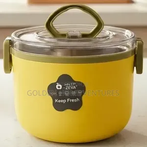 1000ml Stainless Steel Insulated Bento Lunch Box With Spoon