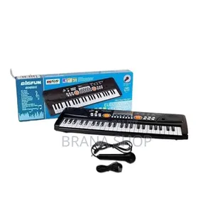 49 Key Kids Electric Piano Keyboard With Microphone – Musical Toy 