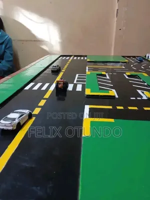 Model Town Board for Driving School