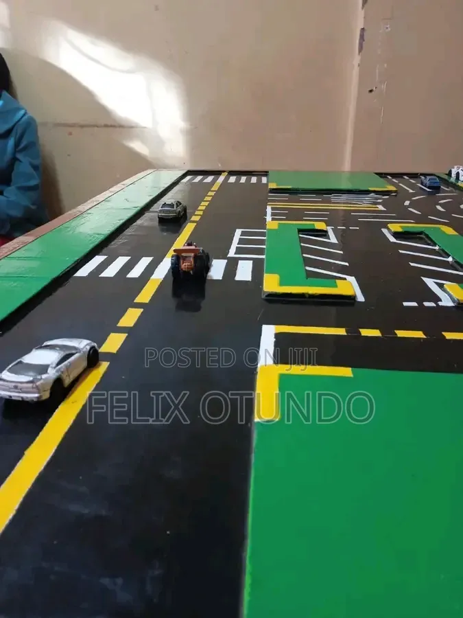 Model Town Board for Driving School