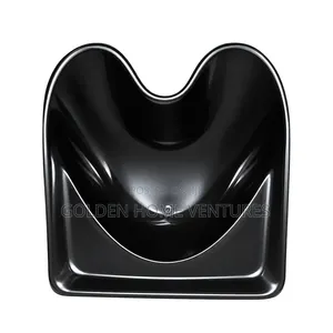 Medium Fiberglass Salon Shampoo Basin - Black Hair Wash Sink