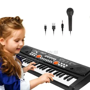 Kids 49-Key Piano Keyboard With Microphone – Musical Keyboard