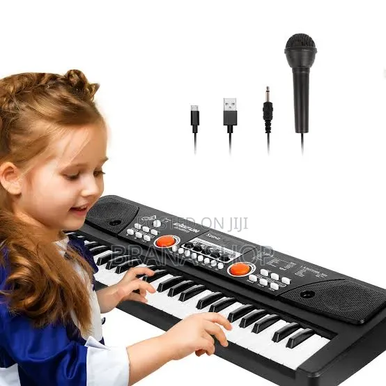Kids 49-Key Piano Keyboard With Microphone – Musical Keyboard