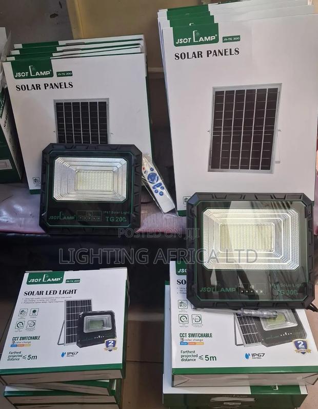 300 Watts Jsot Solar Floodlight Complete - main view