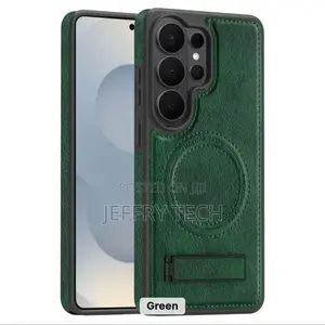 Samsung Galaxy S26 Ultra Case With Stand Luxury Business Genuine Leath