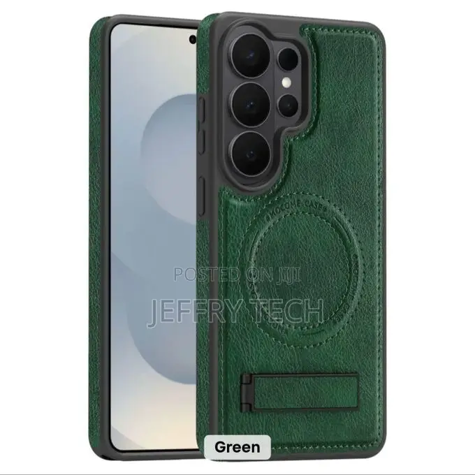 Samsung Galaxy S26 Ultra Case With Stand Luxury Business Genuine Leath