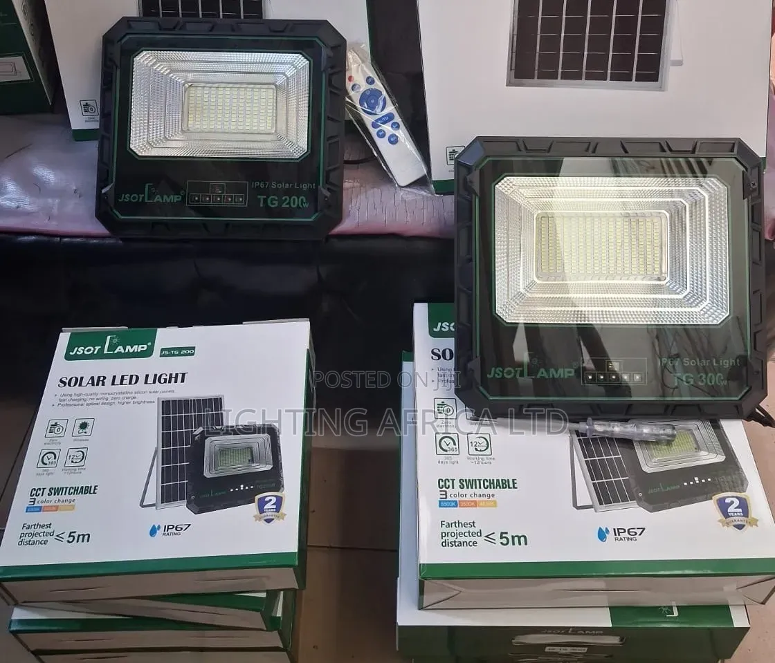 300 Watts Jsot Solar Floodlight Complete
