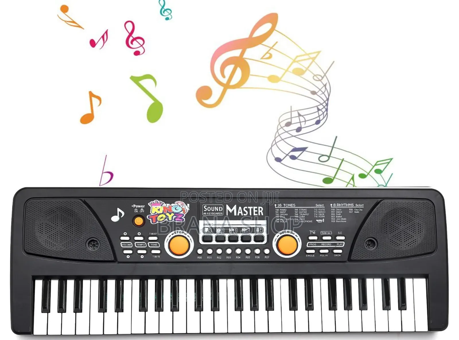 **Kids Electric Piano Keyboard 49 Keys + Microphone – Musical Toy 