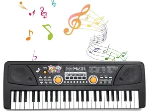 **Kids Electric Piano Keyboard 49 Keys + Microphone – Musical Toy 
