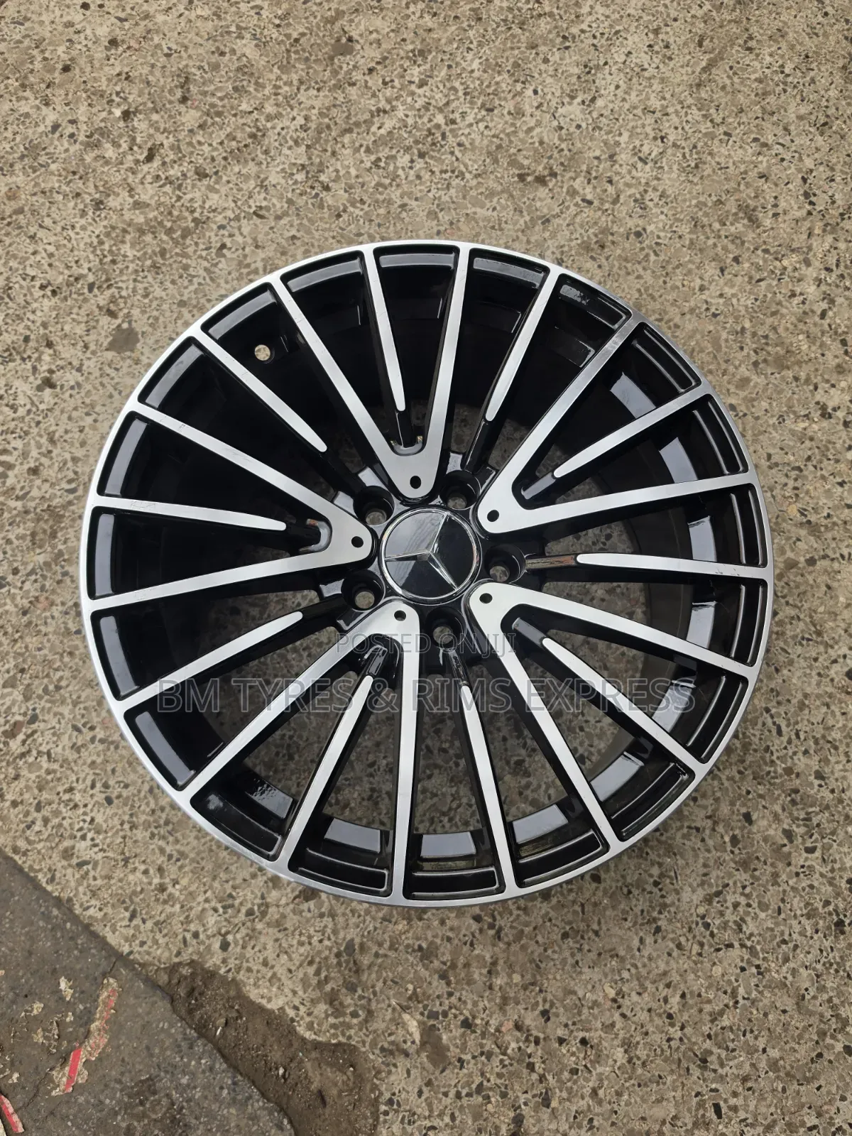 RIMS SIZE (17) MERCEDES (5 Holes) Set of 4.
