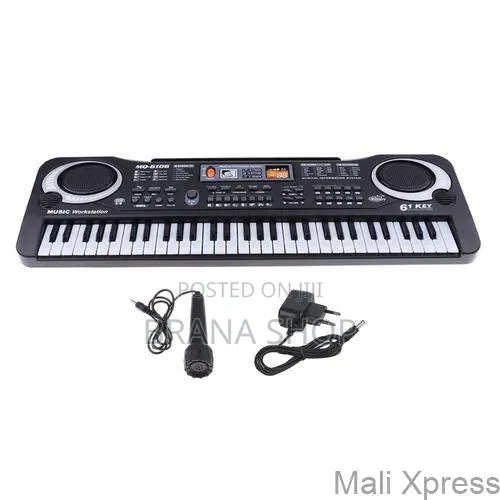 61 Keys Kids Electronic Piano Keyboard With Microphone Multi-Function