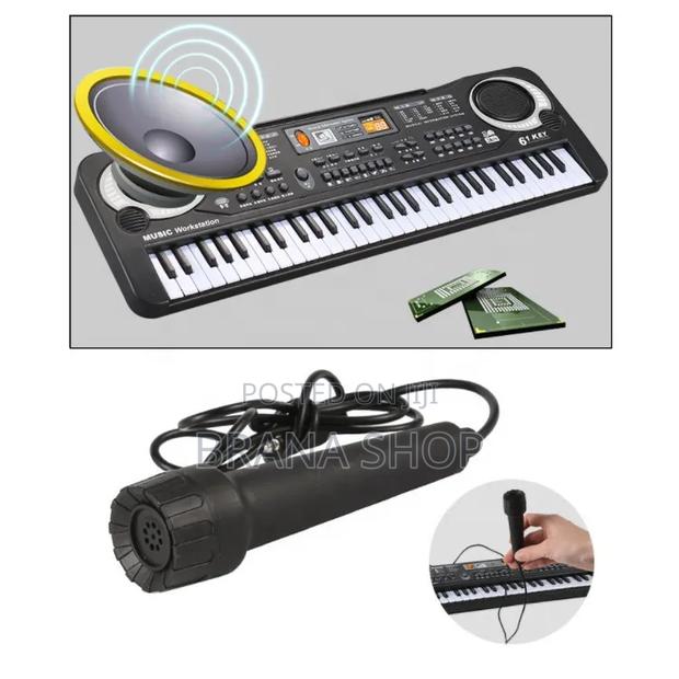 **61 Keys Kids Electronic Piano Keyboard With Karaoke Microphone * - main view