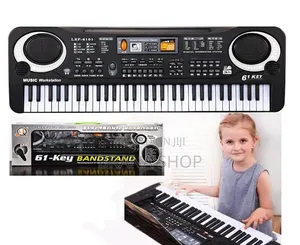 **61 Key Kids Electronic Piano Karaoke Keyboard With Microphone 