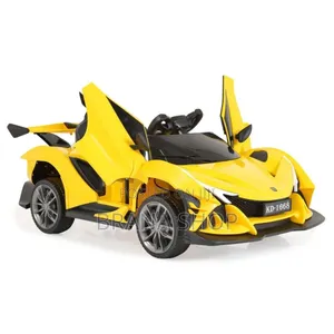 KD-1668 Lamborghini-Style Kids Electric Ride-on Car – Yellow 