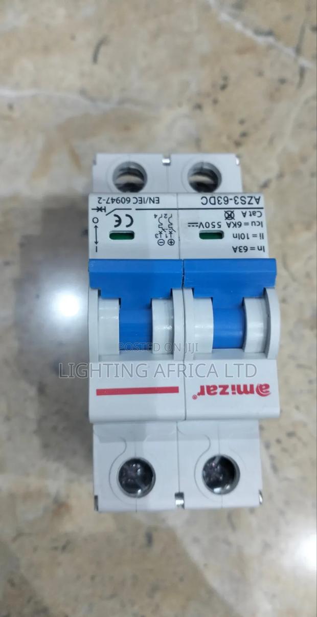 Amizar 63A Solar Dc Breaker Switch 550 Volts - thumbnail 2
