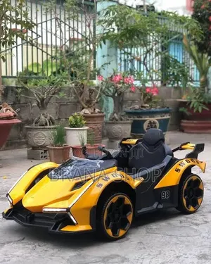 **KD-1668 Lamborghini-Style Kids Electric Car – Yellow **