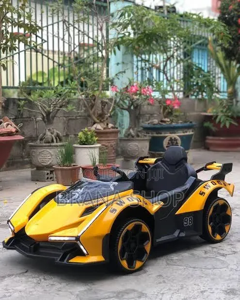 **KD-1668 Lamborghini-Style Kids Electric Car – Yellow **