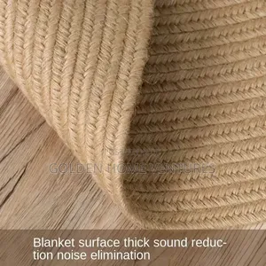 Handwoven Natural Jute Door Mat Eco-Friendly Rug