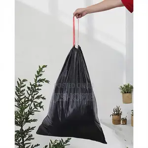 Extra Strong Drawstring Trash Bags Heavy Duty Garbage Liners