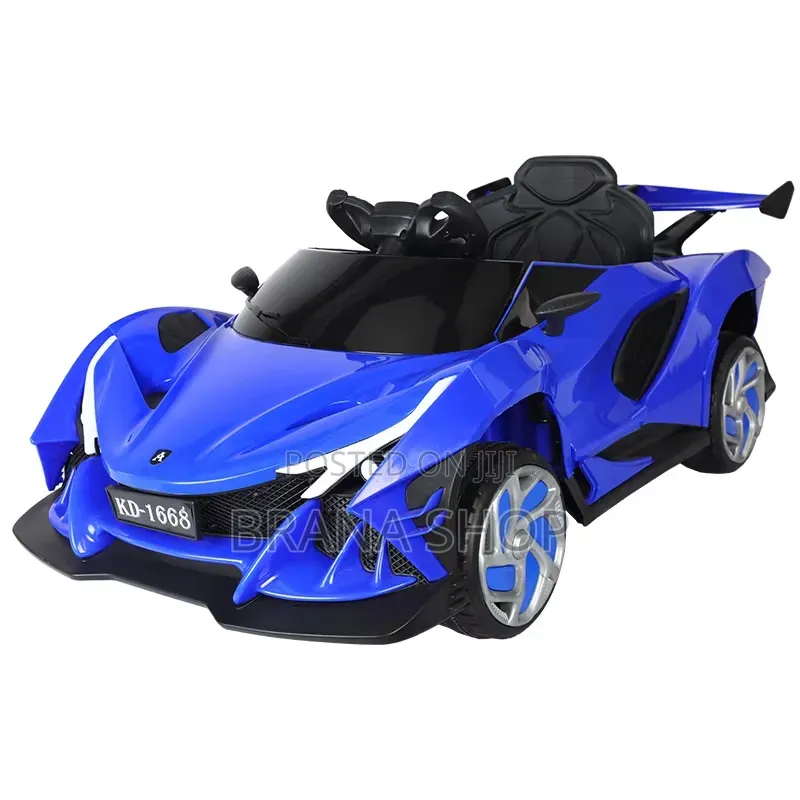 **KD-1668 Lamborghini-Style Kids Electric Ride-on Car – Blue **