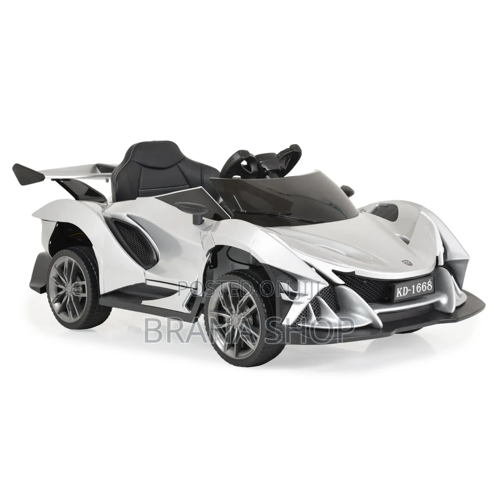 **KD-1668 Lamborghini-Style Kids Electric Ride-on Car – Grey **
