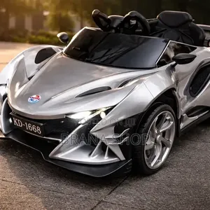 **KD-1668 Grey Lamborghini-Style Kids Electric Ride-on Vehicle **